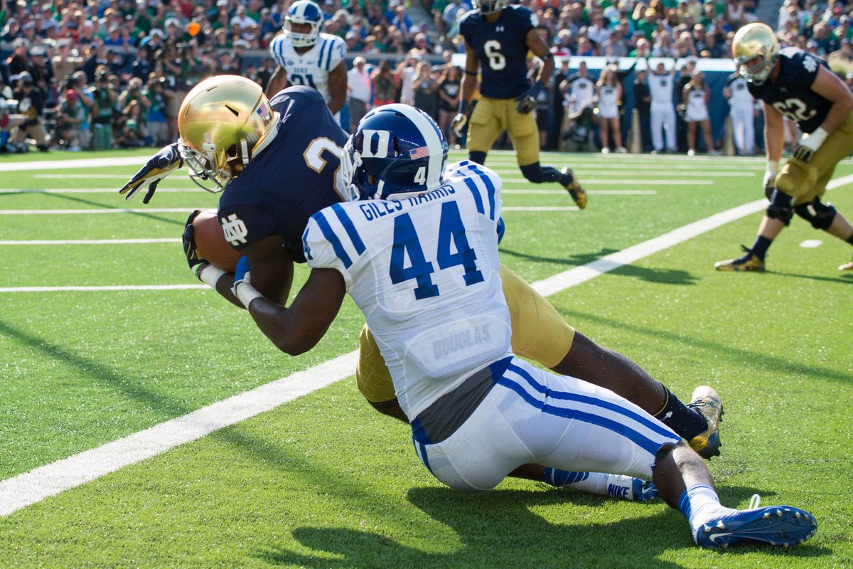 NCAA Football: Duke at Notre Dame