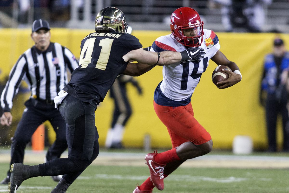 NCAA Football: Foster Farms Bowl-Arizona vs Purdue