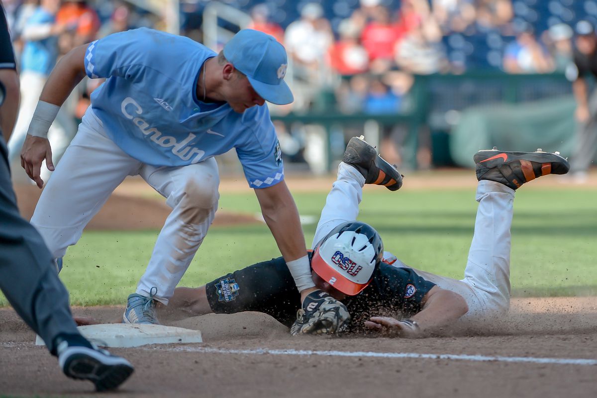 NCAA Baseball: College World Series-North Carolina vs Oregon State