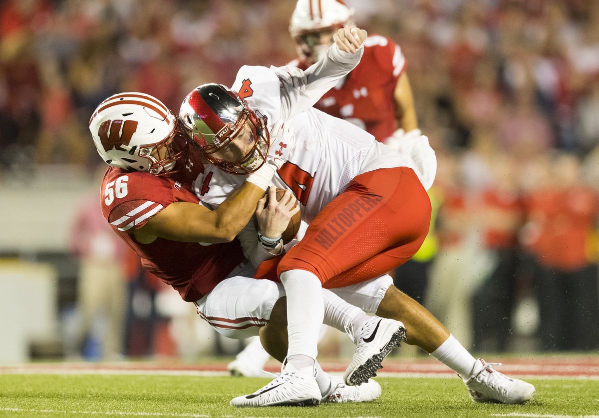 NCAA Football: Western Kentucky at Wisconsin