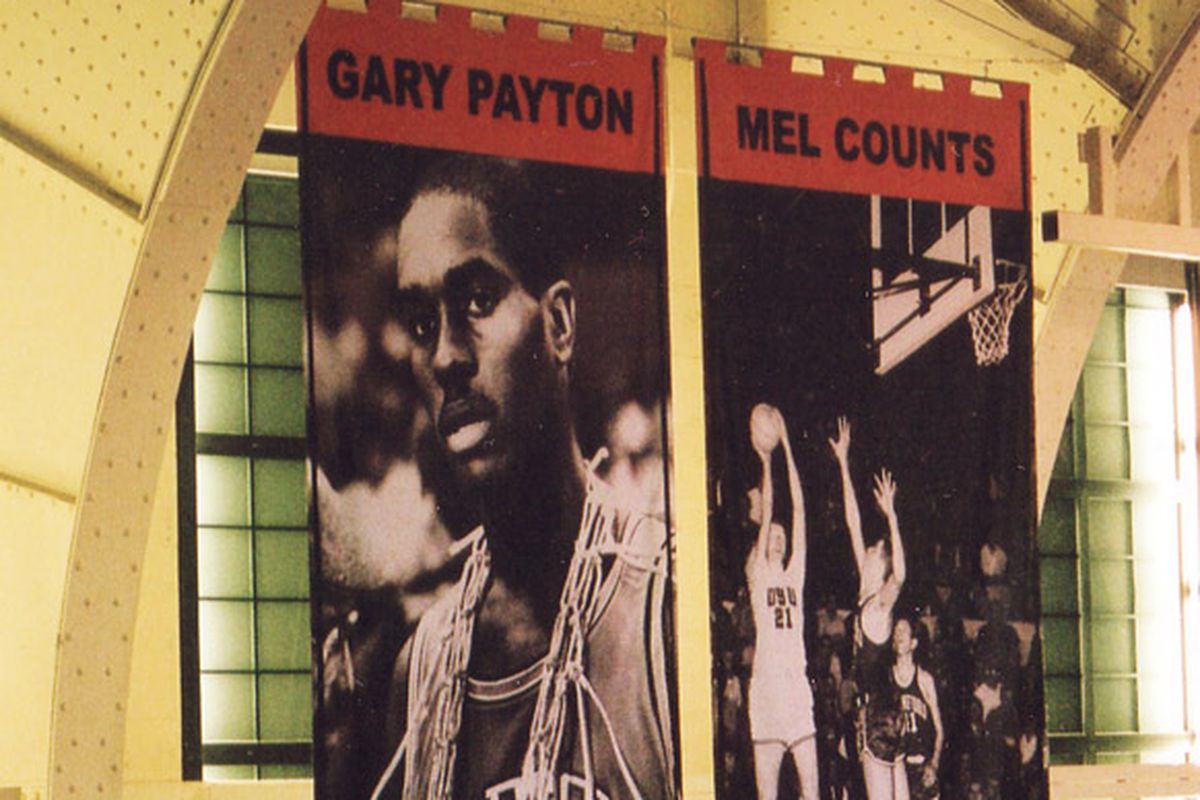 Gary Payton's #20 OSU jersey was retired during 1996-97 season. 
