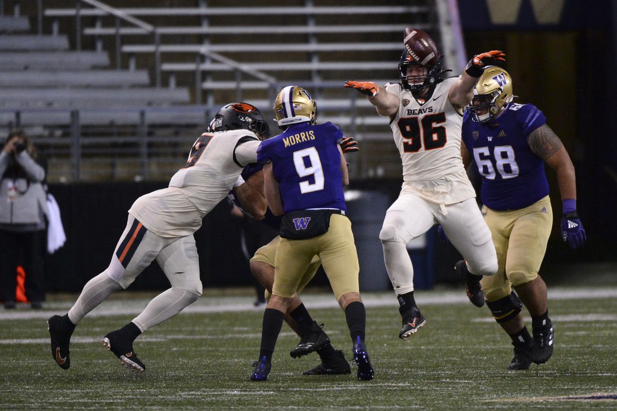 COLLEGE FOOTBALL: NOV 14 Oregon State at Washington