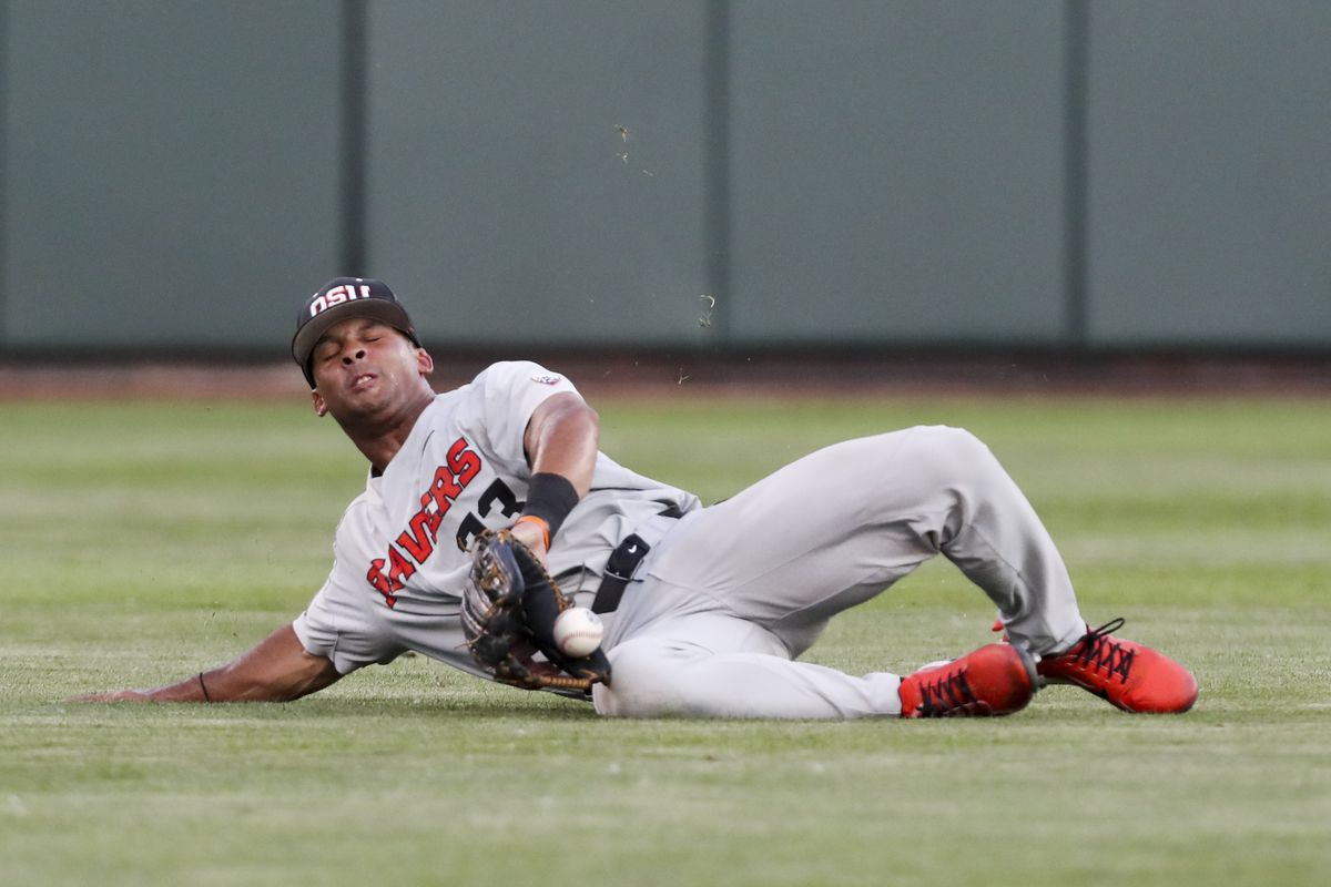 NCAA Baseball: College World Series-Arkansas vs Oregon State
