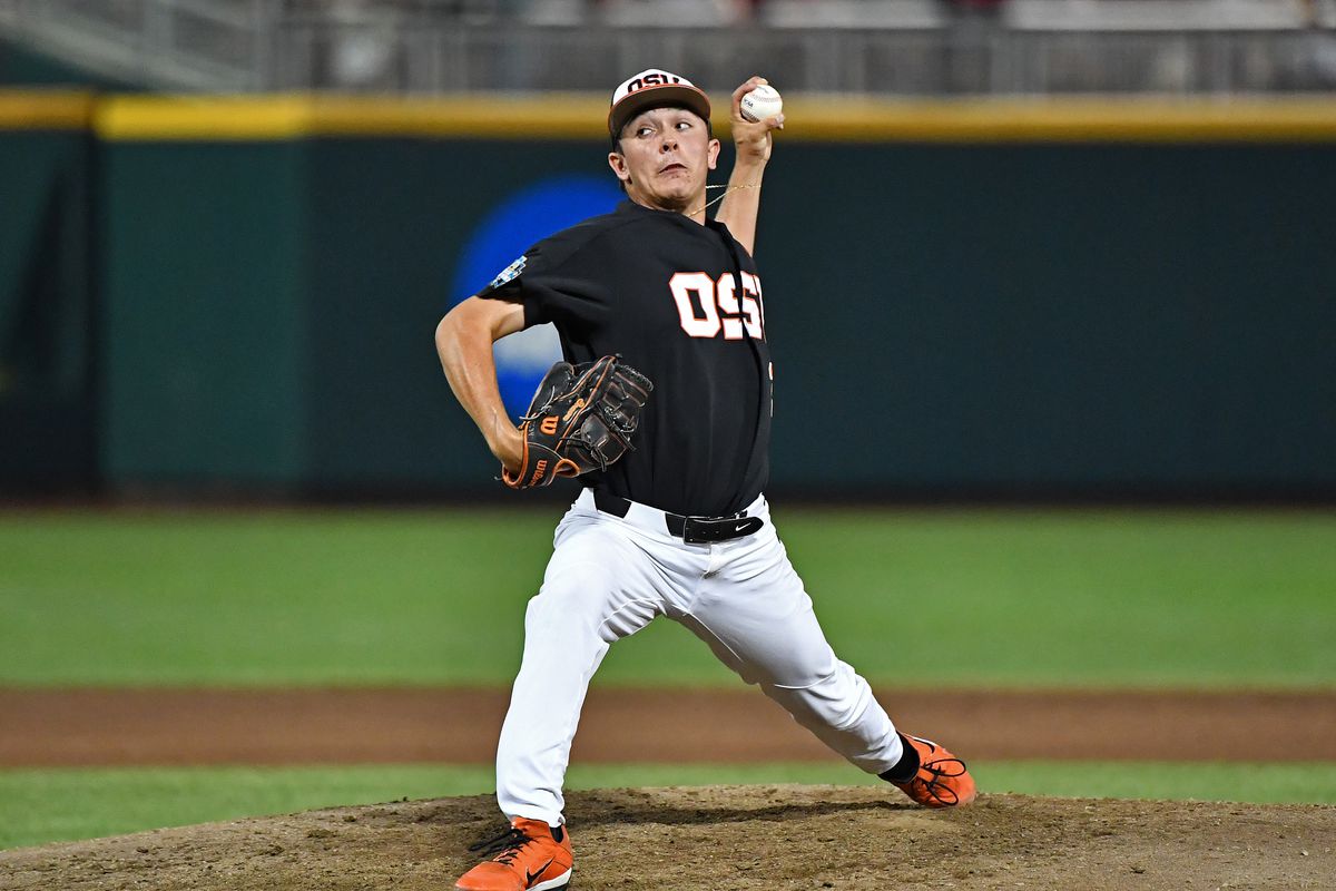 College World Series - Arkansas v Oregon State - Game One