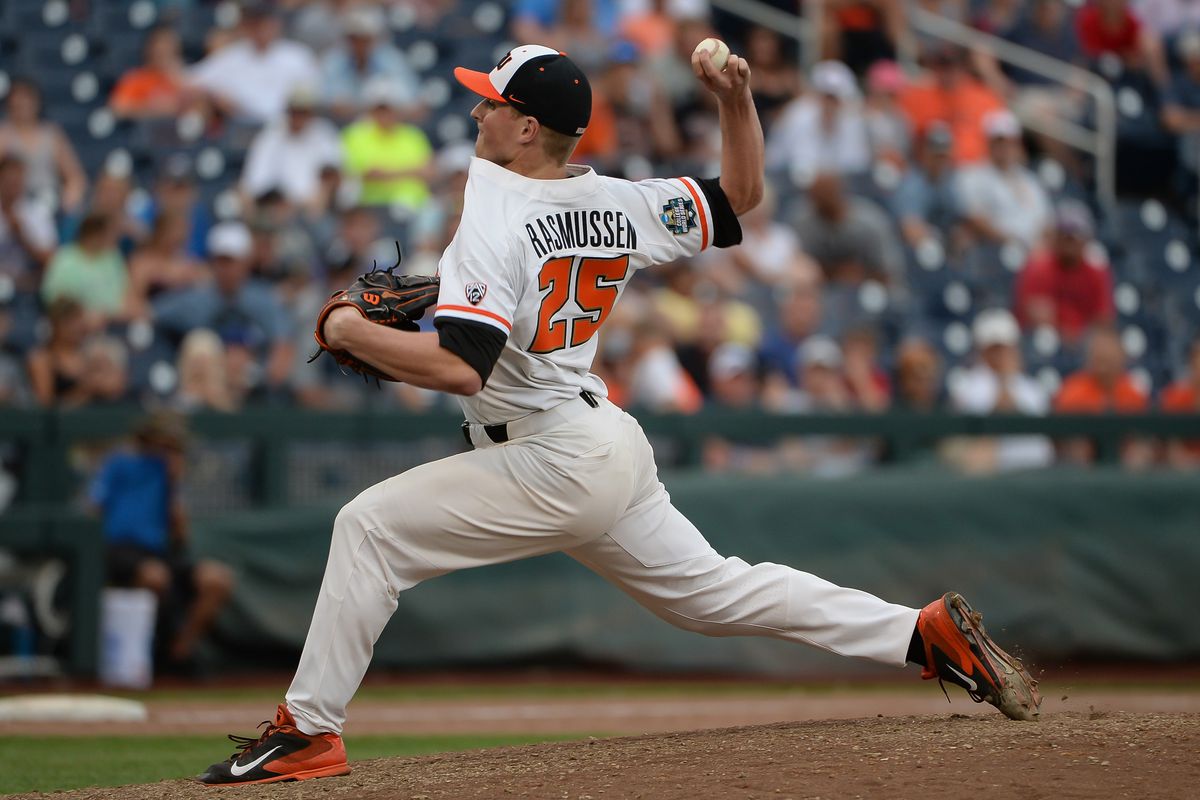 NCAA Baseball: College World Series-Cal State Fullerton vs Oregon State