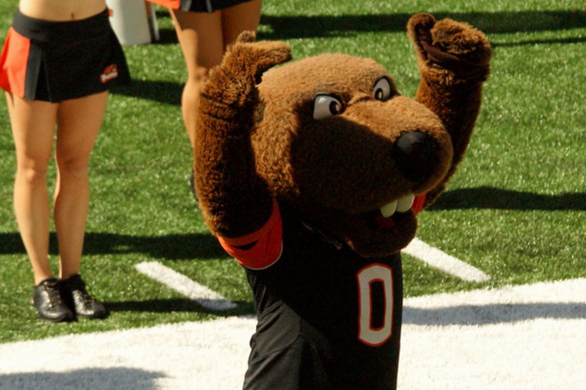 Oregon St. will play 8 games in the Northwest this year, including 2 on Fridays in November. Benny can't wait!