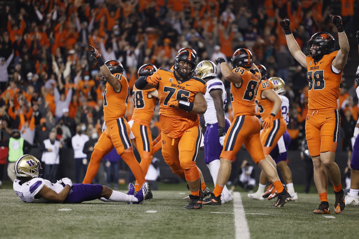 NCAA Football: Washington at Oregon State