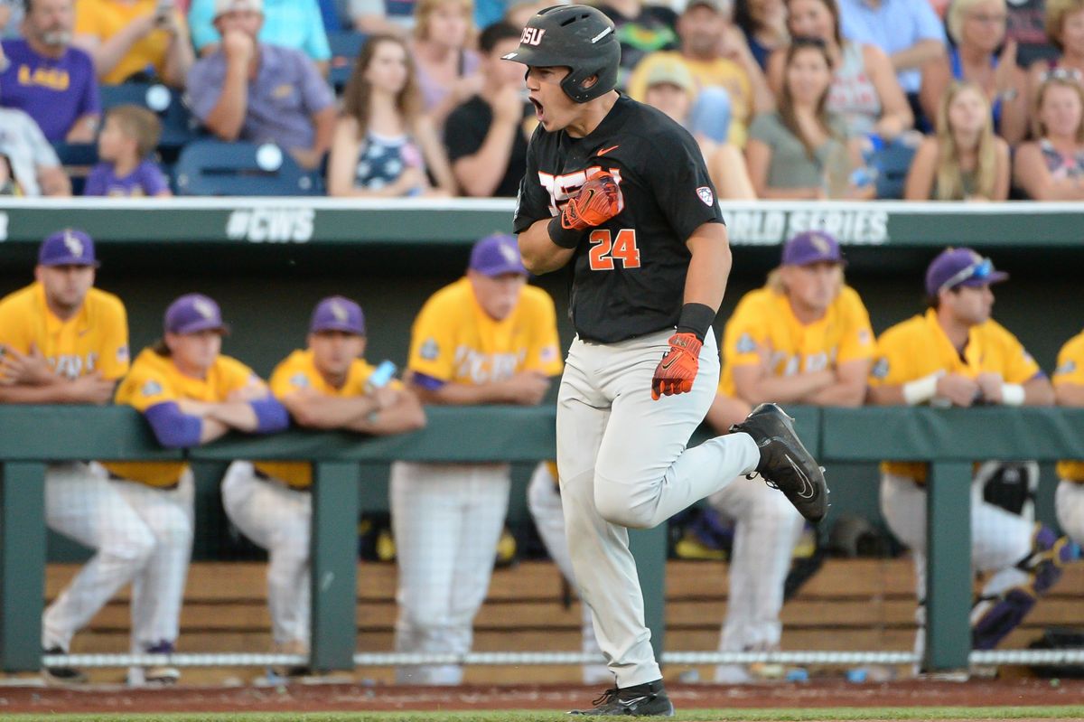 NCAA Baseball: College World Series-LSU vs Oregon State