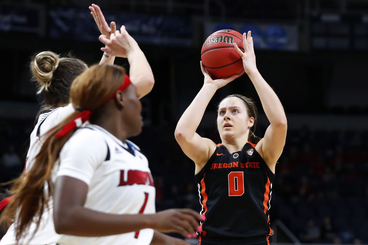 NCAA Womens Basketball: NCAA Tournament-Albany Regional-Oregon State vs Louisville