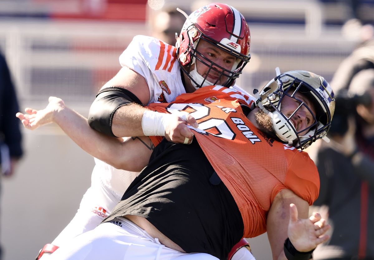 NCAA Football: Senior Bowl Practice-North