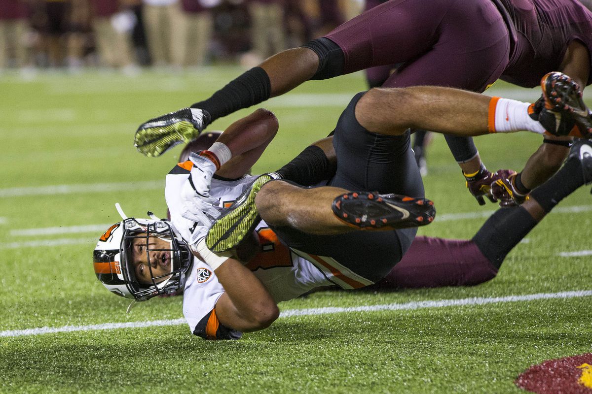 NCAA Football: Oregon State at Minnesota