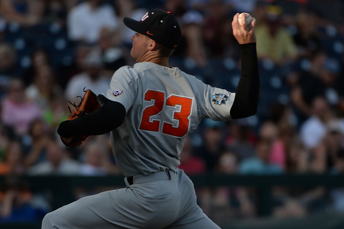NCAA Baseball: College World Series-Mississippi State vs Oregon State