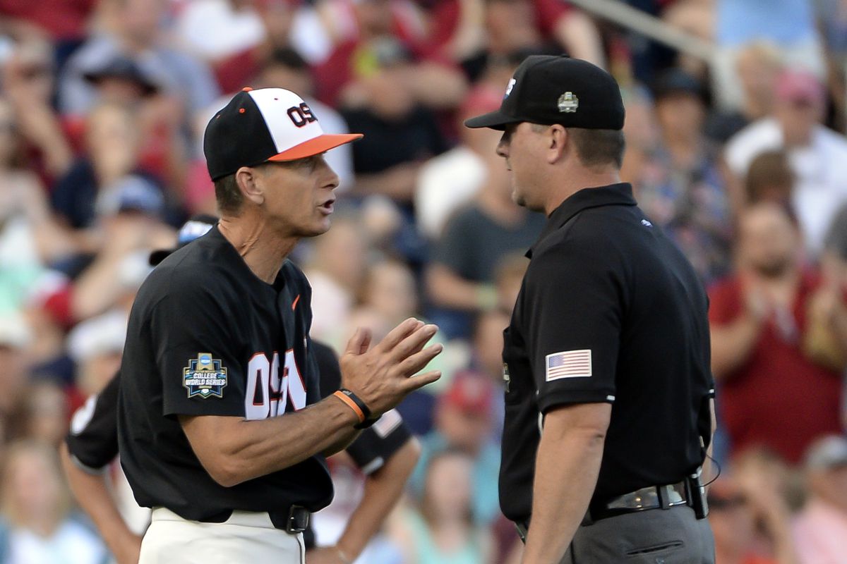 NCAA Baseball: College World Series-Arkansas vs Oregon State